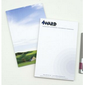25 Sheet Notepad - 4.25"x5.5" (Full Color/ None)